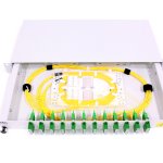ODF 19" 1U 24xSC/APC 8&deg; (12xSC/APC8&deg; DX) SM fully loaded (OS2