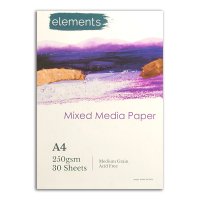 Elements Mixed Media Pad - A4