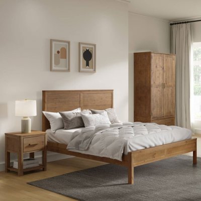 Inola 4'6'' Bed - Cashew