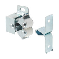 Double Roller Catch Zinc Pack of 4