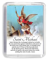Acrylic Fridge Magnet/Saint Michael  (33575)