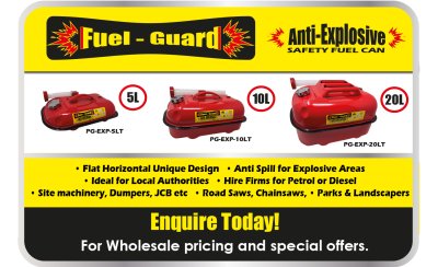 Fuel Guard Anti-Explosive Fuel Cans
