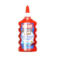 Instant Glitter Glue Red (180ml)