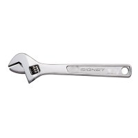 Signet Heavey Duty Adjustable Chrome Wrench 8in