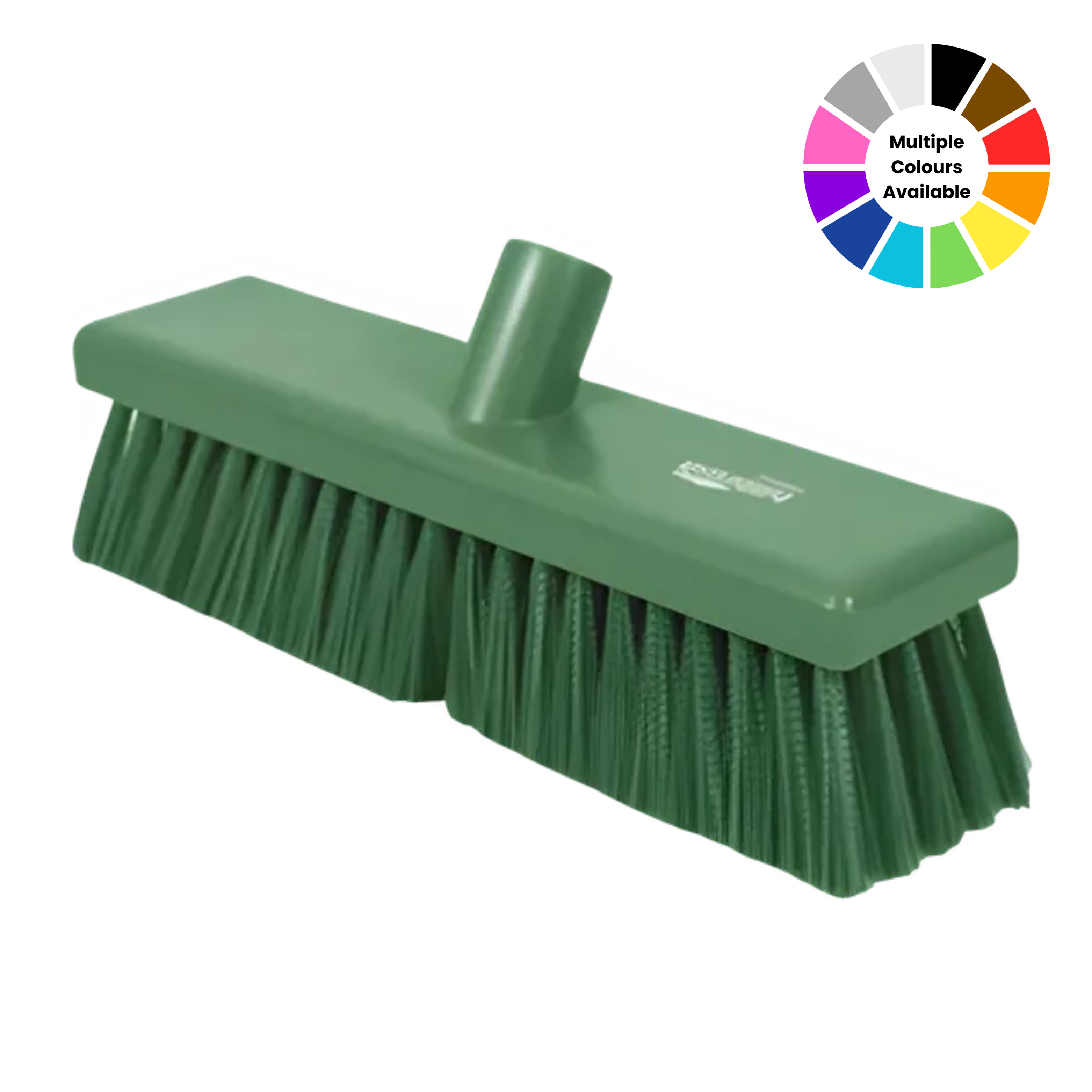 Medium Crimped 12 inch Flat Sweeping Broom