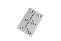 J14831 SATIN CHROME 76mm x 51mm DPBW HINGE PAIR