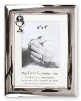 Photo Frame/Silver Finish/Communion   (C46608)