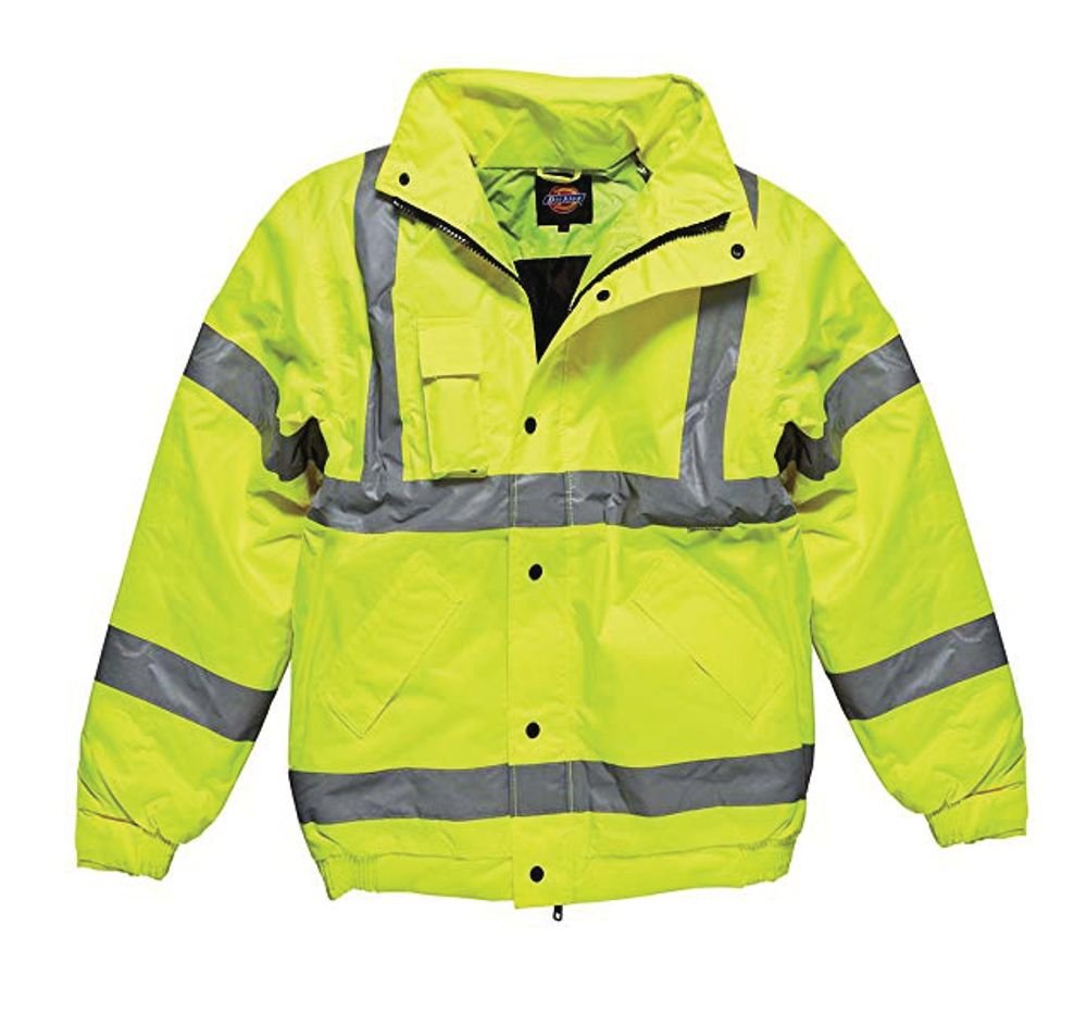 H&B HI-VIS YELLOW BOMBER JACKET XXXL