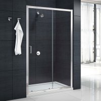 MBOX MBS1300 SLIDING DOOR SILVER/CLEAR 1300MM