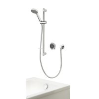 Aqualisa Quartz Touch Smart Divert Concealed Shower with Adjustable Head and Bath Overflow Filler - HP QZST.A1.BV.DVBTX.23