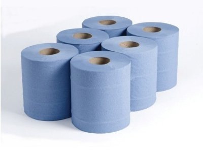 HYCLENZ BLUE526 EMBOSSED LAMINATED ROLL 6PK