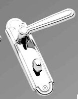 DoorWorks Ennell Bathroom Handles Chrome (Regency) Boxed