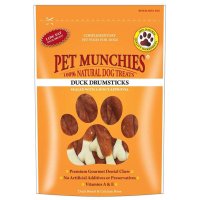 Pet Munchies Duck Drumstick Dog Treat 8x100gm