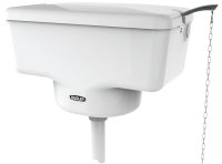 DUDLEY TRIWELL PLASTIC CISTERN HIGH LEVEL WHITE