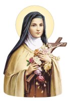 Wood Fridge Magnet/Saint Theresa   (33690)