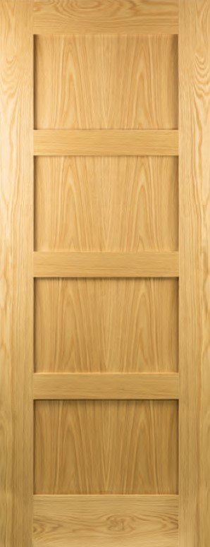 Oak Augusta Shaker 4 Panel