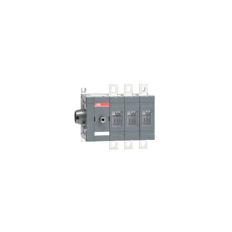 OT250ES03 ABB 3-Pole Switch Disconnector Side Operated Base Mounted - Handle And Shaft Not Included - Terminal Bolt Included - 1SCA022860R0890