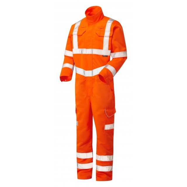 LEO MOLLAND HI VIS COVERALL CLASS 3