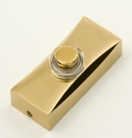POLISHED BRASS LOW VOLTAGE BELL PUSH