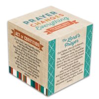 MDF Wood Prayer Cube/Traditional Prayers   (AG57628)