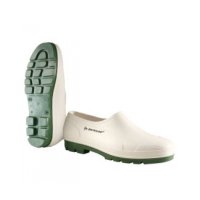 Dunlop Non-Safety Wellington Shoes - White/Green 3