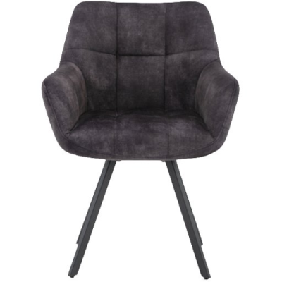 Jaba Swivel Chair - Charcoal 1