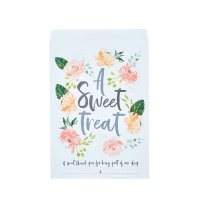 A Sweet Treat Favour Bags White 130x180mm -Pack of 20