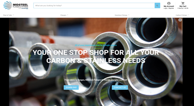 Midsteel Webshop Goes Live