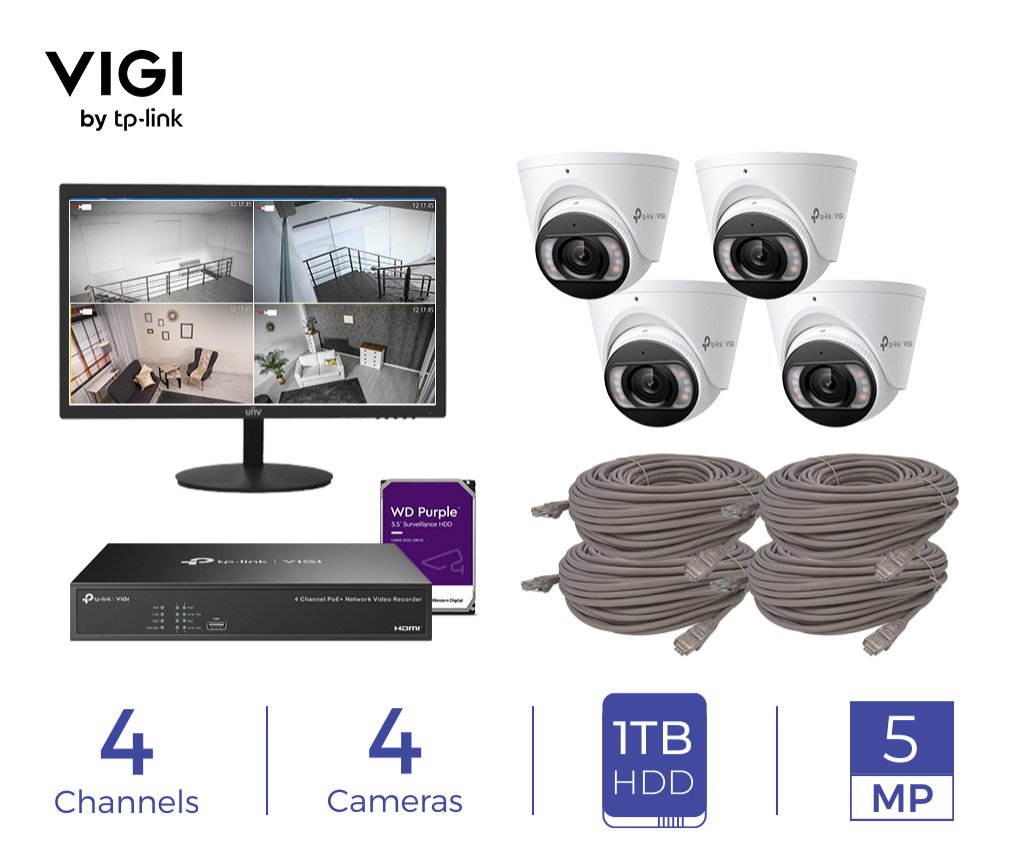 VIGI NVR in the ICP‑VIGI‑KIT‑002‑C security solution