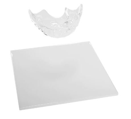 Acorn Polymer Square 4mm Eva Blank White (13)