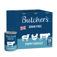 Butcher's Puppy Perfect Dog Food Cans 400g x 18