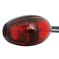 Red Oval LED Marker Lamp