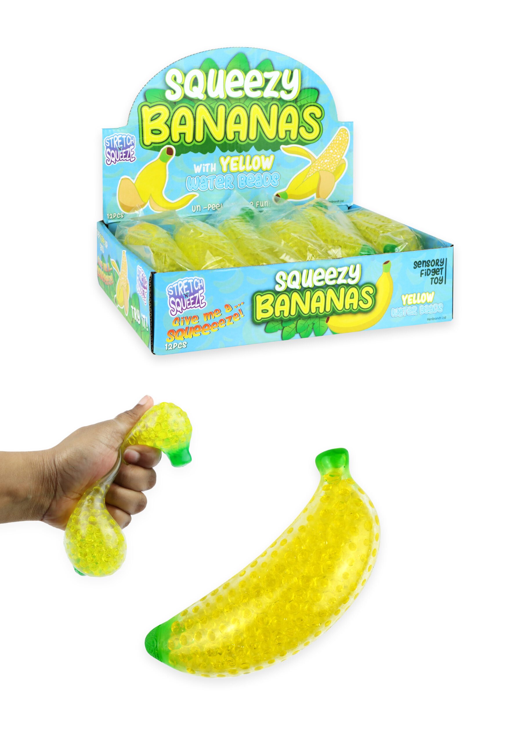 Squeezy Banana. 14cm.
