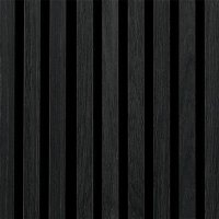 FIBROTECH ACOUSTIC PANEL 2.44M X 605 X 22MM BLACK OAK