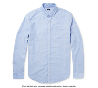 Mens Oxford Shirt Blue Long Sleeve or Short Sleeve