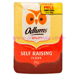 Odlums Self Raising Flour TWIN 2kg x4