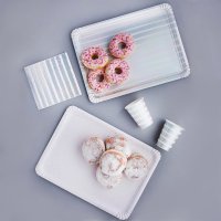 Iridescent Paper Trays - Pack of 4