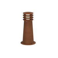 RUSTY CAST IRON BOLLARD 70CM