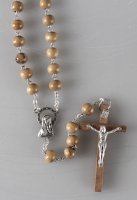Loose Chained Rosary/Olive Wood   (L/62534)