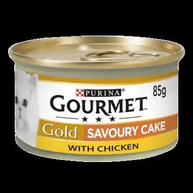 Gourmet Gold Cat Savoury Cake Chicken Tin 12x85gm 