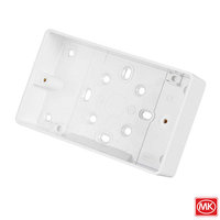 MK 2G 32mm Pattress Back Box K2183whi