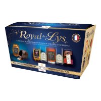 Abtey Royal des Lys ballotin box of 17 assorted liqueurs - 24 x 220g