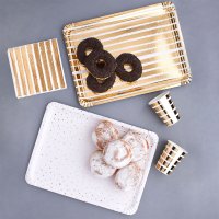 Gold Paper Trays - Pack of 4
