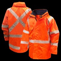 801069 - FR Antistatic TTMC Essentials Full Orange Waterproof Jacket DN