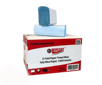 Z-Fold hand towel blue