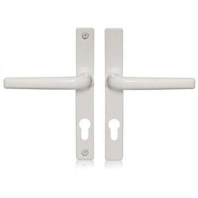 Oslo White Lever Door Handle Set 70mm