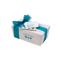 THS Packing - Personalised wrapped ballotin of assorted English chocolates - 8x210g