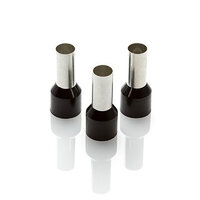 Black Pre-Insulated Bootlace Ferrule 25mm2 (Pack 100) | CEF25016F-100PK