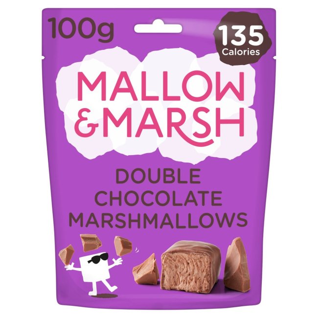 Mallow & Marsh Marshmallows Double Chocolate X 6 X 100g cnfoods