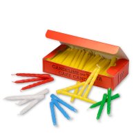 Matte Twist Candles Yellow (H) 70mm